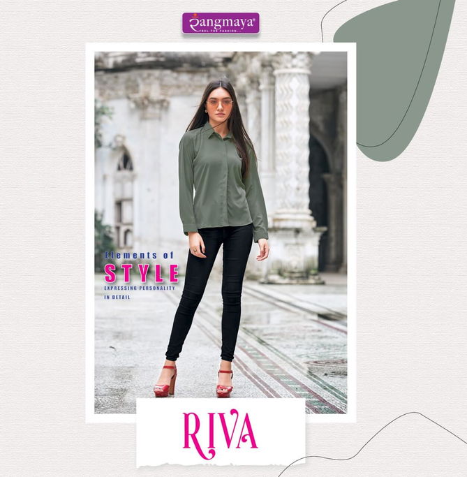 Rangmaya Riva New Designer Fancy Wear Ladies Top Collection